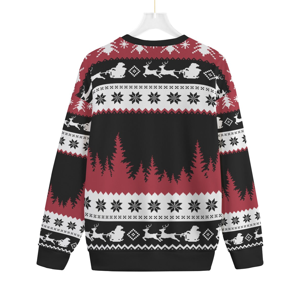 Feliz Navidad Dog Plus Size Christmas Sweater Men