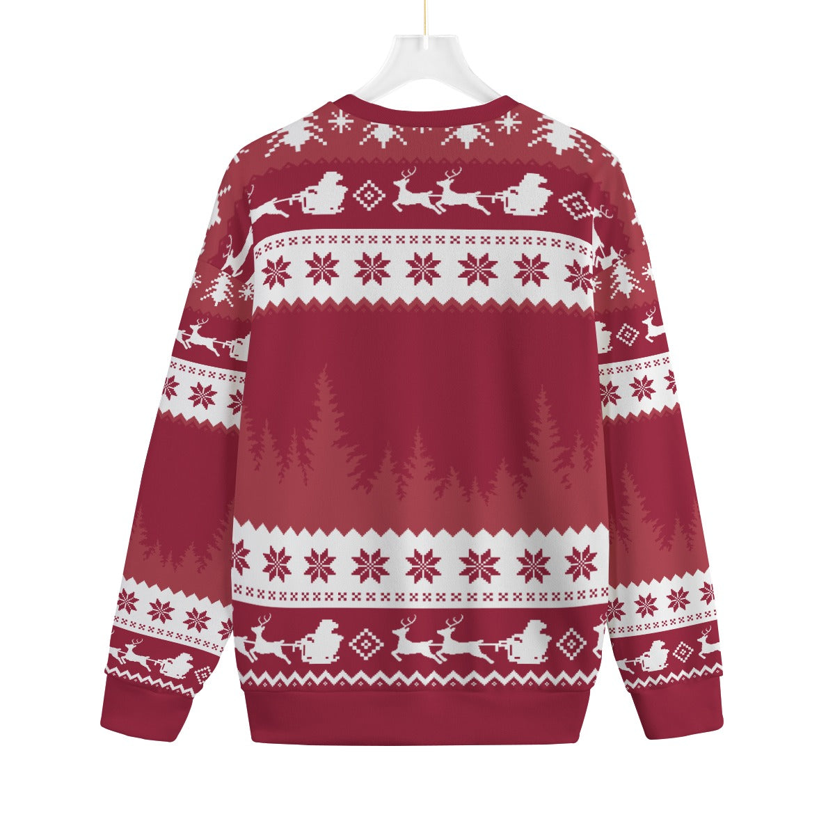 Feliz Navidad Dog Plus Size Christmas Sweater Men