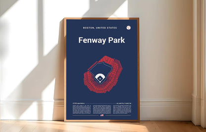 Baseball Stadium Seating Chart - Vertical Poster - 5to9vibe