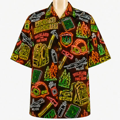 Wildland Firefighting FireFighter America 250 Version Unisex Hawaiian Shirt For Men and Women