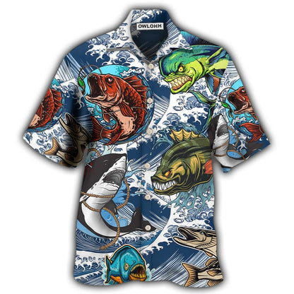 Hawaiian Shirt / Adults / S Fishing Is My Life - Hawaiian Shirt 