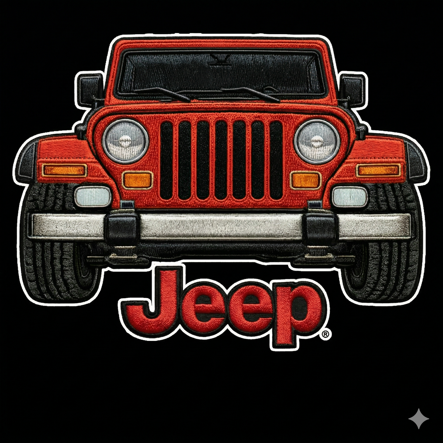 Sudadera prémium unisex Jeep bordada con cremallera de cuarto, suéter con cremallera de cuarto inspirado