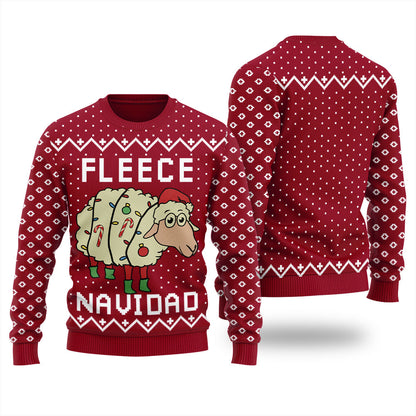Fleece Navidad Men's Funny Christmas Sweater