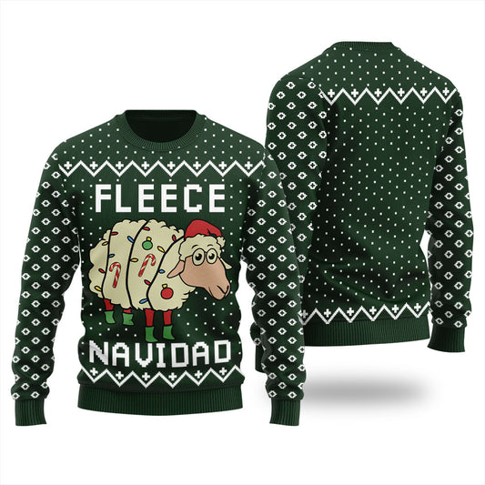 Fleece Navidad Men's Funny Christmas Sweater