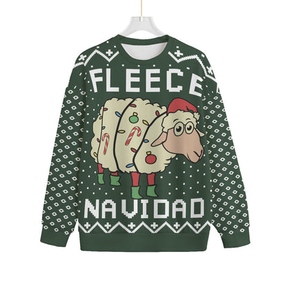 Fleece Navidad Men's Funny Ugly Christmas Sweater