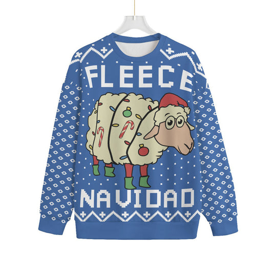 Fleece Navidad Men's Funny Ugly Christmas Sweater