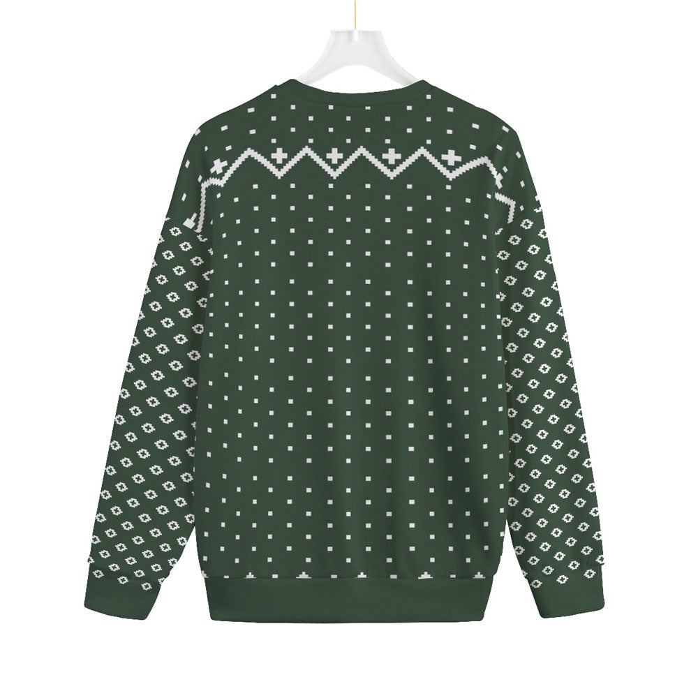 Fleece Navidad Men's Funny Ugly Christmas Sweater