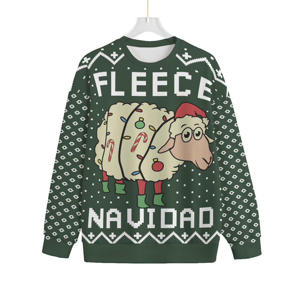 Fleece Navidad Oversized Ugly Christmas Sweater