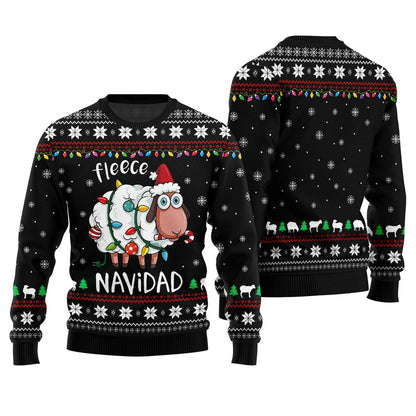 Fleece Navidad Ugly Christmas Sweater Men And Women