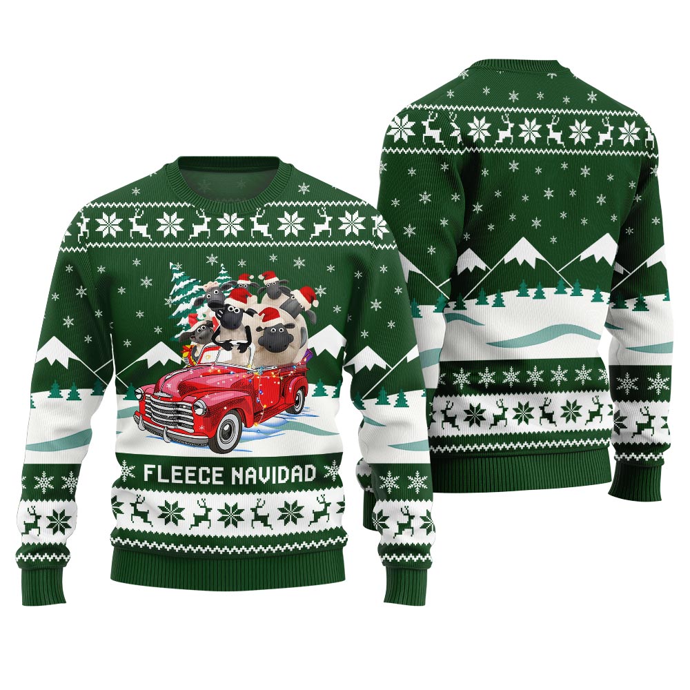 Fleece Navidad Ugly Xmas Sweater