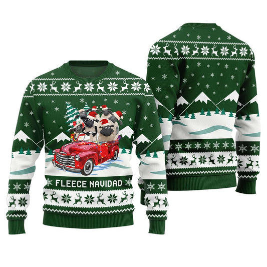 Fleece Navidad Ugly Xmas Sweater