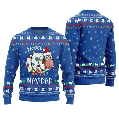 Fleece Navidad Ugly Christmas Sweater Men And Women