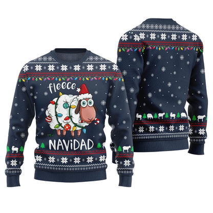 Fleece Navidad Ugly Christmas Sweater Men And Women