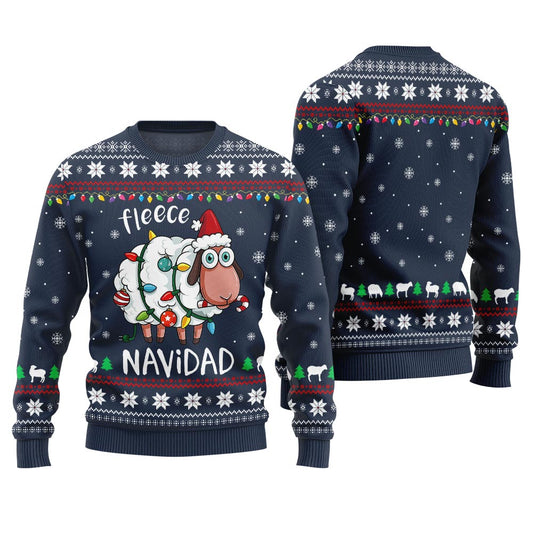 Fleece Navidad Ugly Christmas Sweater Men And Women
