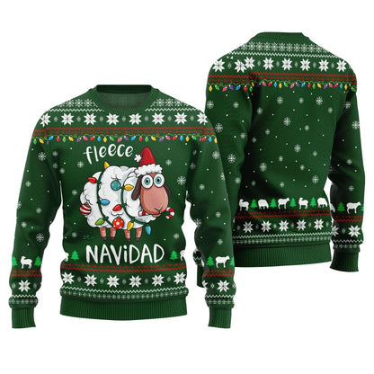 Fleece Navidad Ugly Christmas Sweater Men And Women