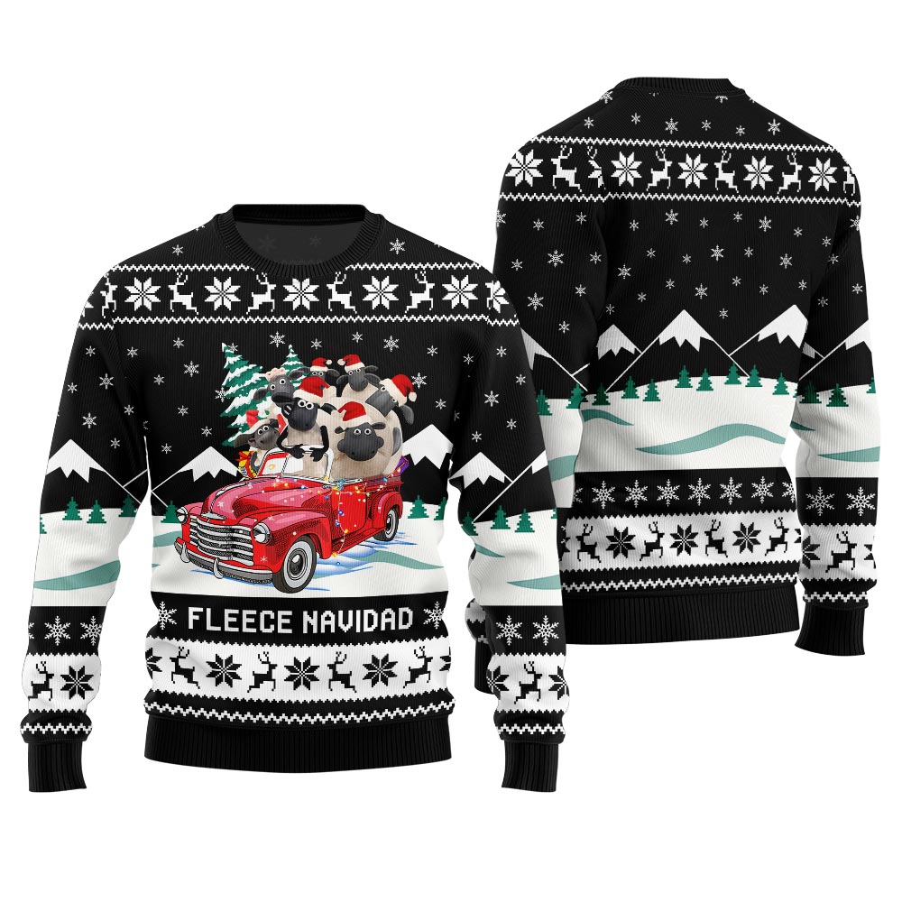 Fleece Navidad Ugly Xmas Sweater