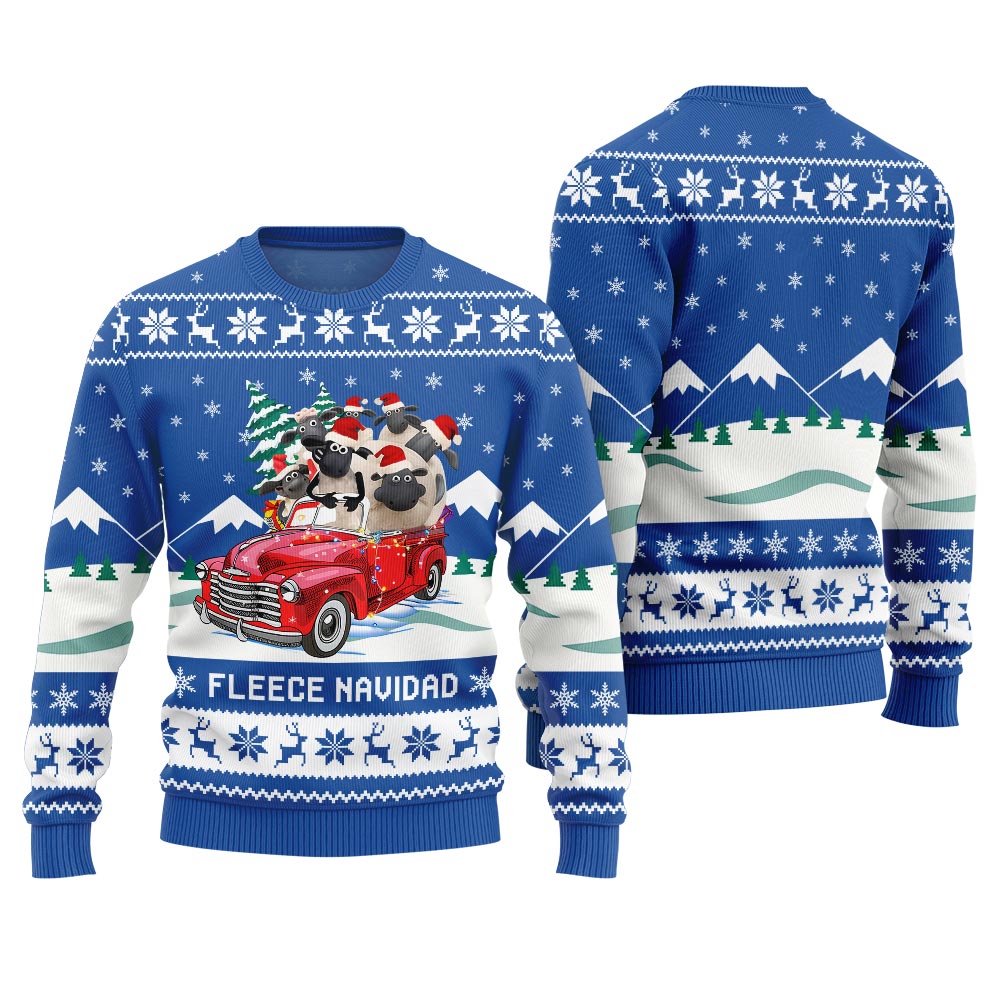 Fleece Navidad Ugly Xmas Sweater