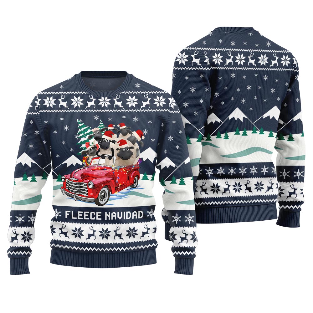 Fleece Navidad Ugly Xmas Sweater