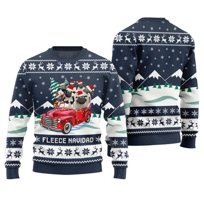 Fleece Navidad Ugly Xmas Sweater