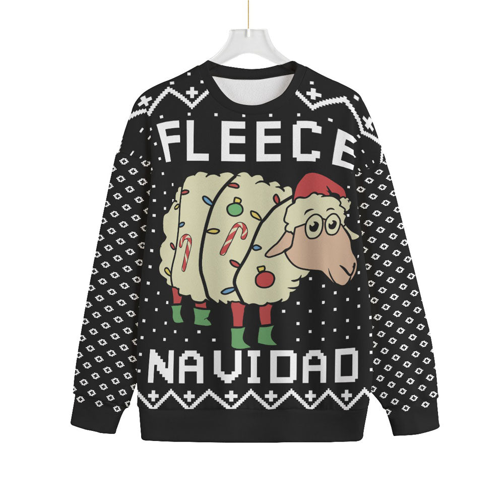 Fleece Navidad Women's Ugly Christmas Sweater Plus Size
