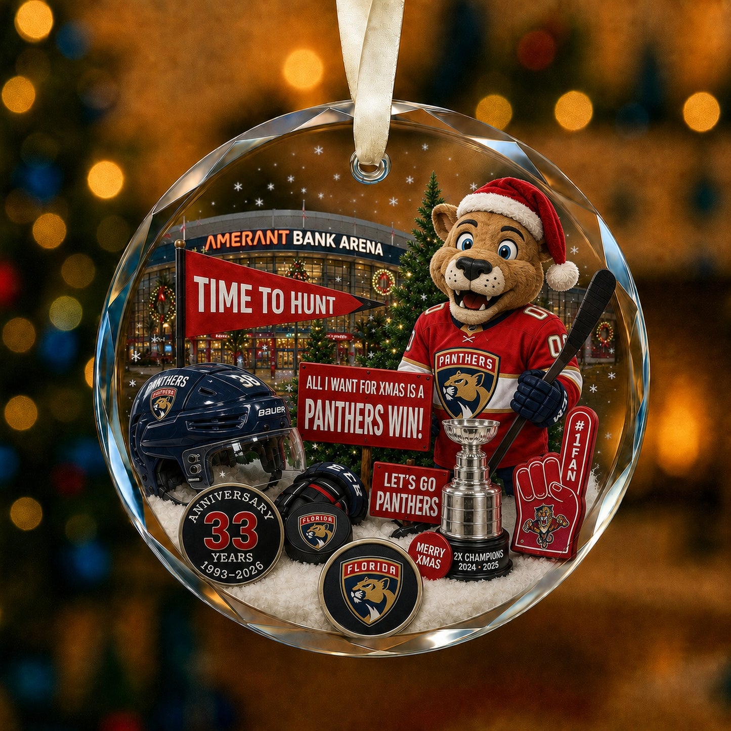 All Hockey Teams Christmas Glass Ornament With Gift Box Trending - 5to9vibe