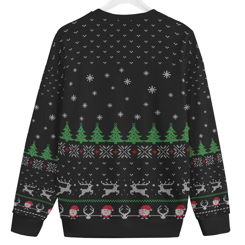 Floss Santa Claus Mens Big And Tall Ugly Christmas Sweater