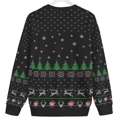 Floss Santa Claus Mens Big And Tall Ugly Christmas Sweater
