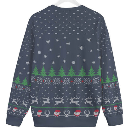 Floss Santa Claus Mens Big And Tall Ugly Christmas Sweater