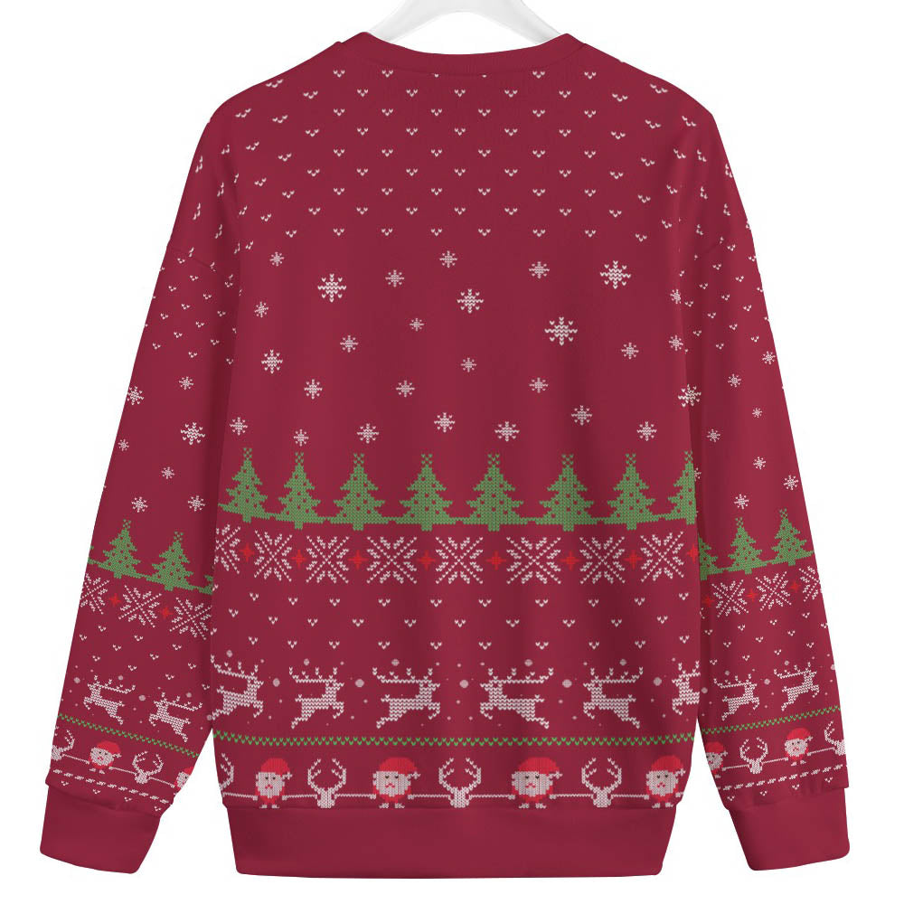 Floss Santa Claus Mens Big And Tall Ugly Christmas Sweater
