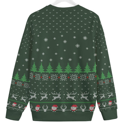 Floss Santa Claus Womens Plus Ugly Christmas Sweater