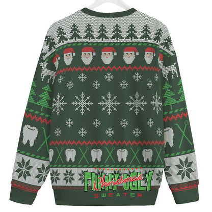 Floss Second Favorite F-Word Ugly Christmas Sweater