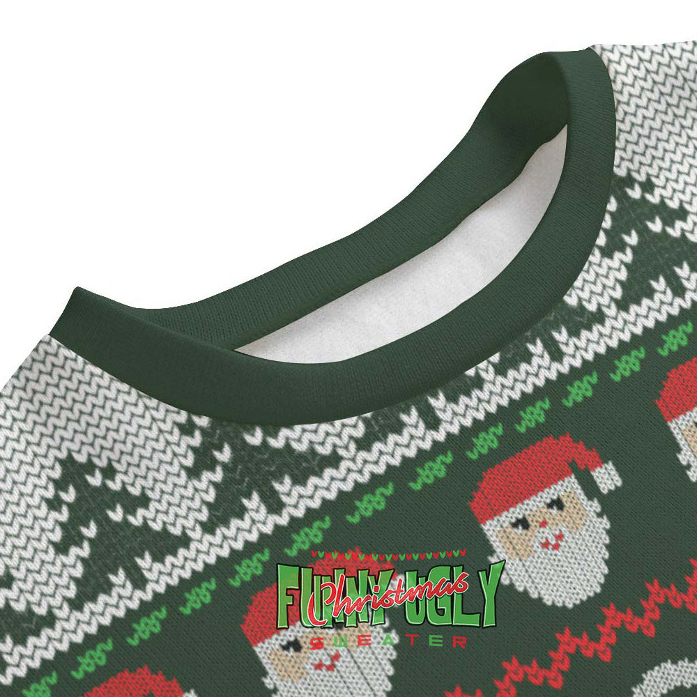 Floss Second Favorite F-Word Ugly Christmas Sweater
