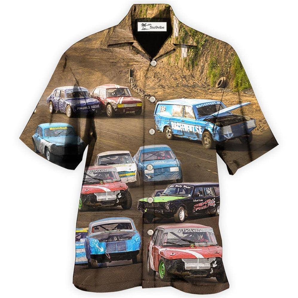 Hawaiian Shirt / Adults / S Car On The Road - Hawaiian Shirt 