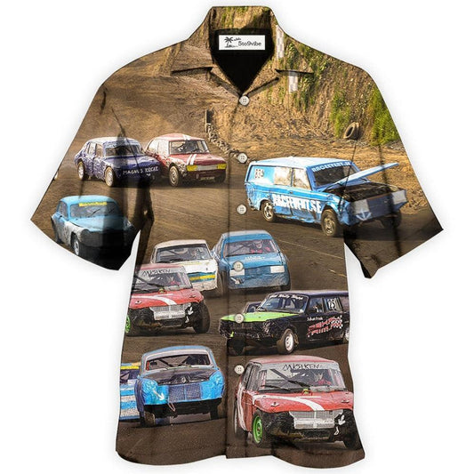 Hawaiian Shirt / Adults / S Car On The Road - Hawaiian Shirt 