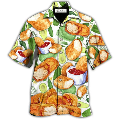 Hawaiian Shirt / Adults / S Food Lover Chicken Nugget Make Me Happy - Hawaiian Shirt 