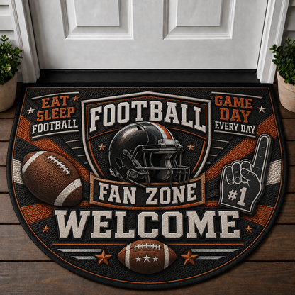 Running Welcome Mat - Motivational Trail Runner Outdoor Doormat - 5to9vibe