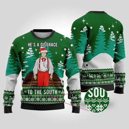 Forest Green Santa The General Ugly Christmas Sweater
