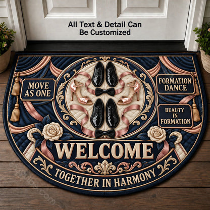 Formation Dance Personalized Half Round Mat | 5To9Vibe