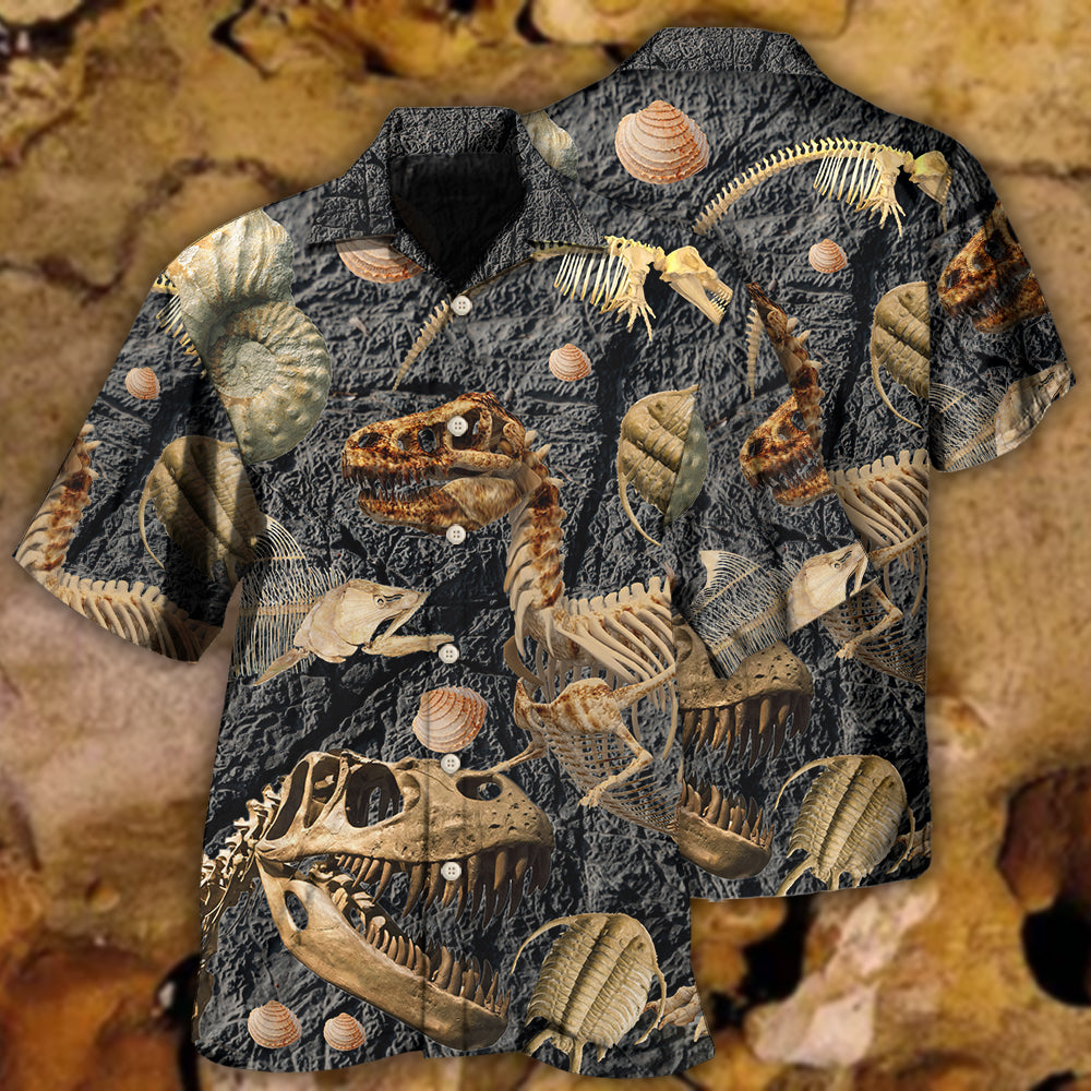 Dinosaur Fossils Collection - Hawaiian Shirt 