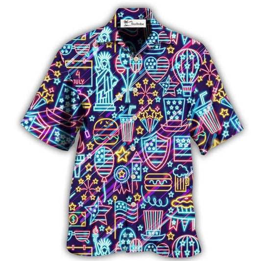 Hawaiian Shirt / Adults / S America Fourth Of July Independence Day Stunning Thing - Hawaiian Shirt 