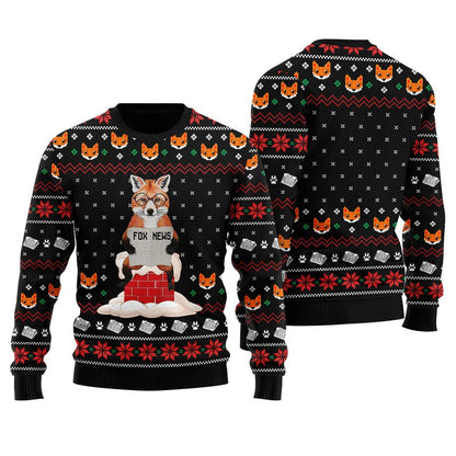 Fox News Meme Men's Christmas Sweater