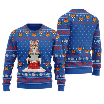 Fox News Meme Men's Christmas Sweater