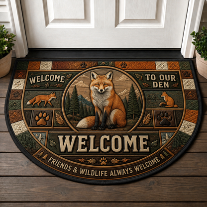 Buffalo Welcome Mat – Wild and Free Rustic Nature Doormat - 5to9vibe