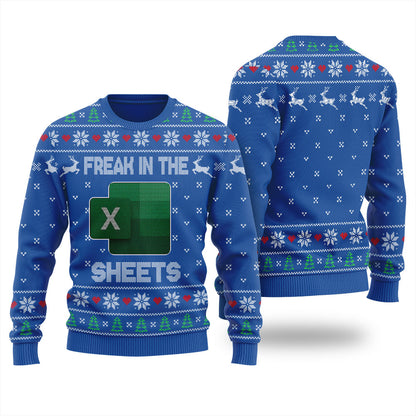 Freak In The Sheets Ugly Christmas Sweater