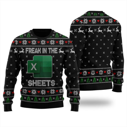 Freak In The Sheets Ugly Christmas Sweater