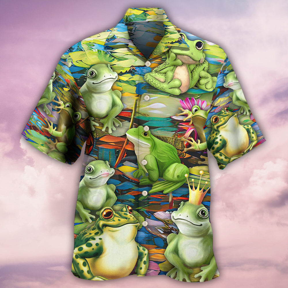 Frog In Wonderland - Hawaiian Shirt 