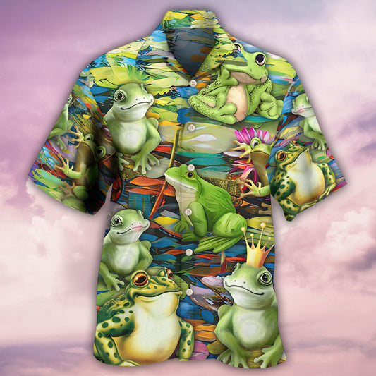 Frog In Wonderland - Hawaiian Shirt 