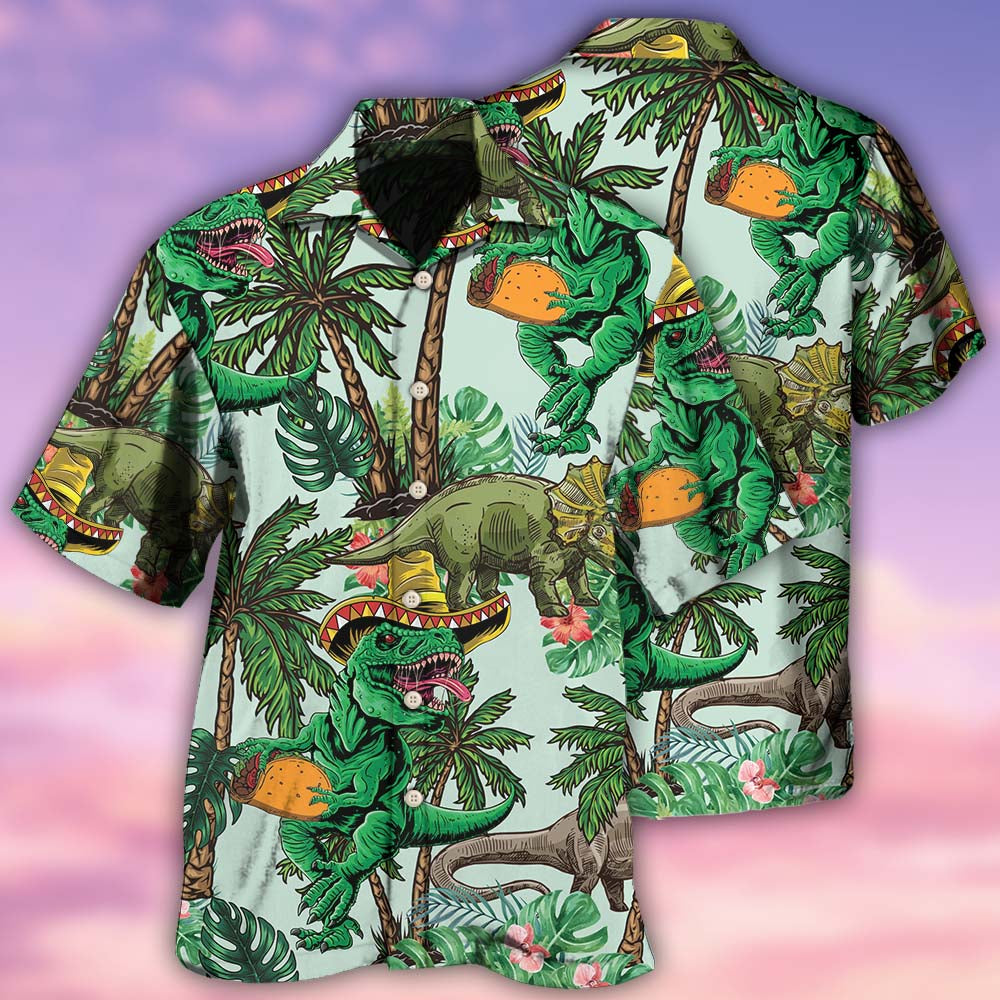 Dinosaur World Summer Funny - Hawaiian Shirt 