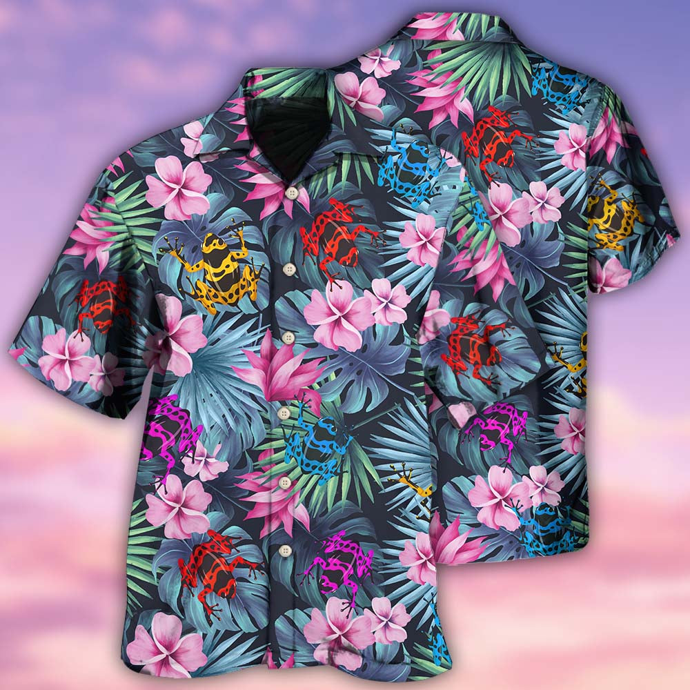 Frog Tropical Summer Vibes - Hawaiian Shirt 