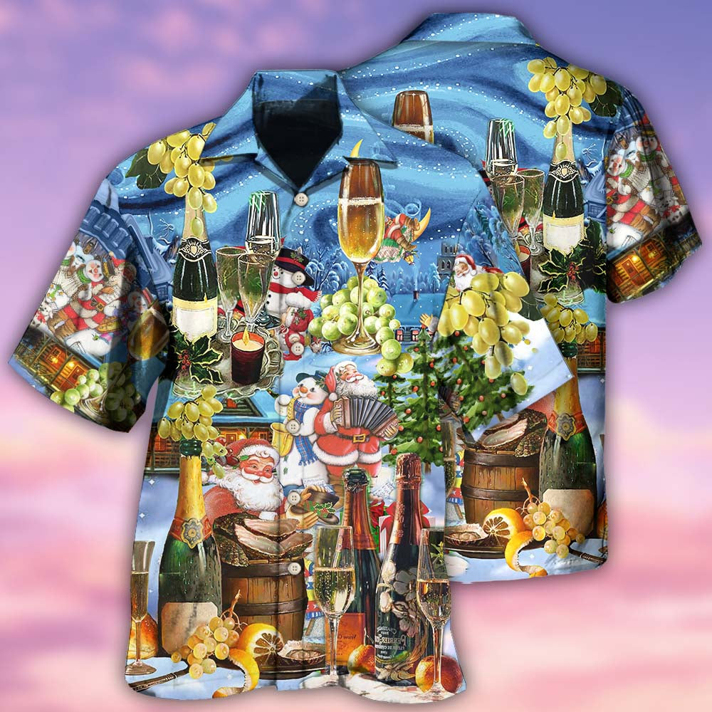 Wine Lover Green - Hawaiian Shirt 